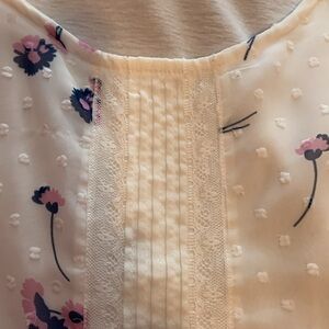 Lauren Conrad lace blouse with lining